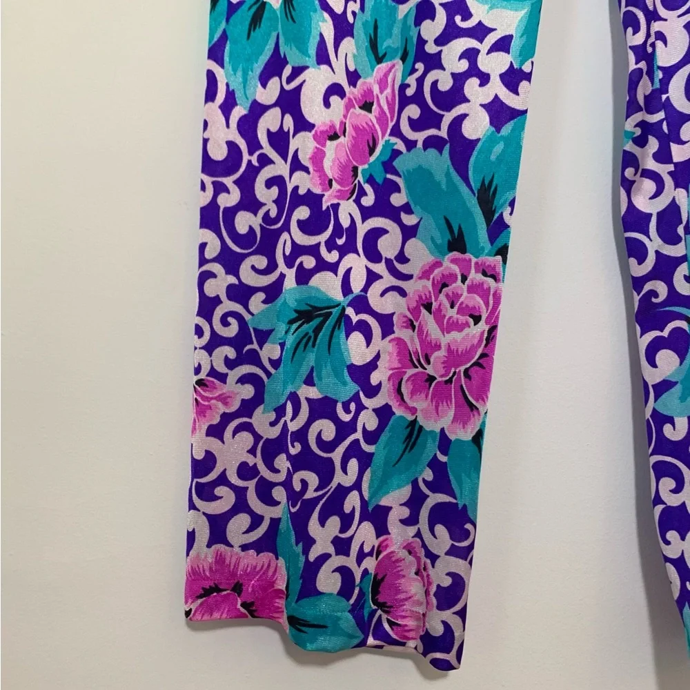 Vintage Vanity Fair Satin Purple Pajama Set Spring - Picture 8 of 11